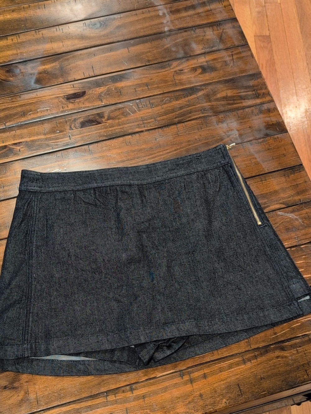 J. Crew Denim Skort Dark Wash NWT - Picture 2 of 7